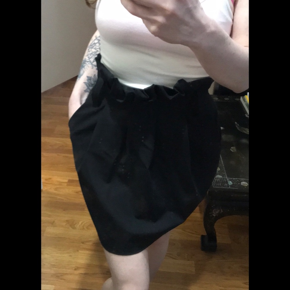 Elizabeth and James short black skirt.